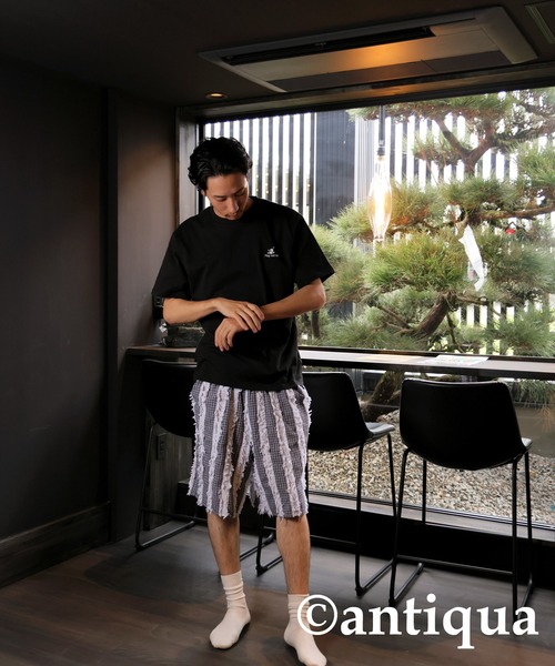 antiqua(アンティカ)の「ロゴ刺繍Tシャツ(Tシャツ/カットソー・レディース・ブラック/ホワイト・R/P)」の17枚目の写真