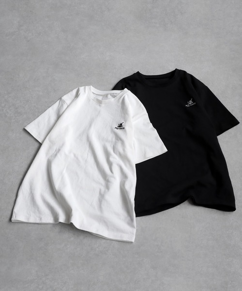 antiqua(アンティカ)の「ロゴ刺繍Tシャツ(Tシャツ/カットソー・レディース・ブラック/ホワイト・R/P)」の20枚目の写真