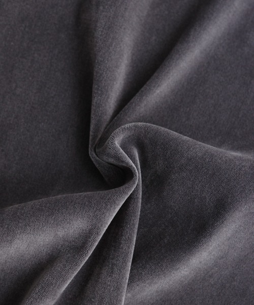 meilmada（メイルマダ）の「ソフトベロアトップス（Tシャツ/カットソー・レディース・チャコールグレー/アイボリー・FREE）」の19枚目の写真