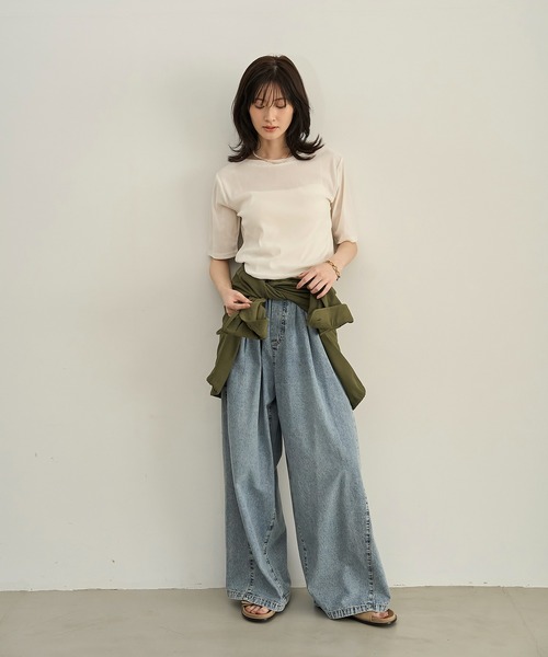 model：H166  着用サイズ：F