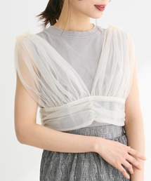 ・ELENCARE DUE バックレースアップビスチェ