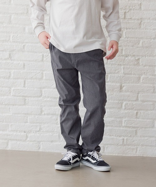 GLOBAL WORK(グローバルワーク)の「スゴラクストレッチスリムテーパード/115789(その他パンツ・キッズ・グレー/ブラック・120cm/130cm/140cm/150cm/160cm)」の2枚目の写真