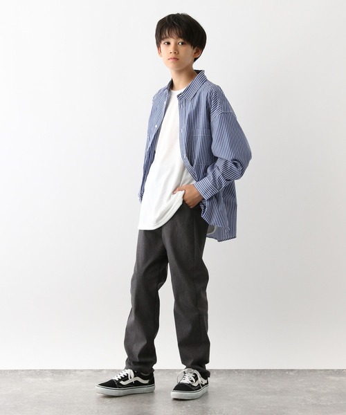 GLOBAL WORK(グローバルワーク)の「スゴラクストレッチスリムテーパード/115789(その他パンツ・キッズ・グレー/ブラック・120cm/130cm/140cm/150cm/160cm)」の10枚目の写真