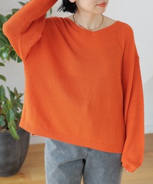 LEPSIM | 7ゲージカノコ編み長袖プルオーバー　127650(ニット/セーター)