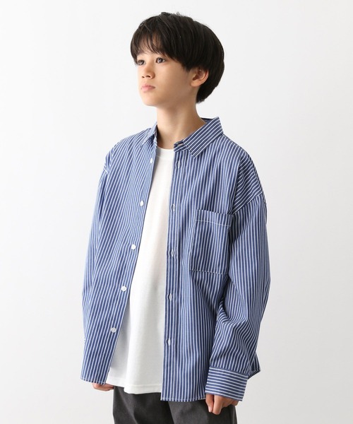 GLOBAL WORK(グローバルワーク)の「イージーケアアソートシャツ長袖/115814(シャツ/ブラウス・キッズ・チェック/ストライプ・130cm/140cm/150cm/160cm/170cm)」の6枚目の写真