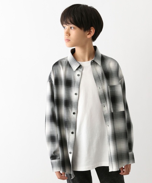 GLOBAL WORK(グローバルワーク)の「イージーケアアソートシャツ長袖/115814(シャツ/ブラウス・キッズ・チェック/ストライプ・130cm/140cm/150cm/160cm/170cm)」の20枚目の写真