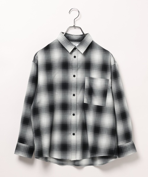GLOBAL WORK(グローバルワーク)の「イージーケアアソートシャツ長袖/115814(シャツ/ブラウス・キッズ・チェック/ストライプ・130cm/140cm/150cm/160cm/170cm)」の11枚目の写真