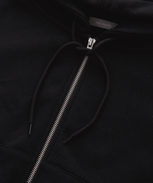 nui nullu（ヌイヌル）の「【nui nullu】ショートダブルジップパーカー＜セットアップ対応＞（パーカー・レディース・ライトグレー/グレー/ネイビー/アイボリー/ブラック/ブラウン・FREE）」の12枚目の写真