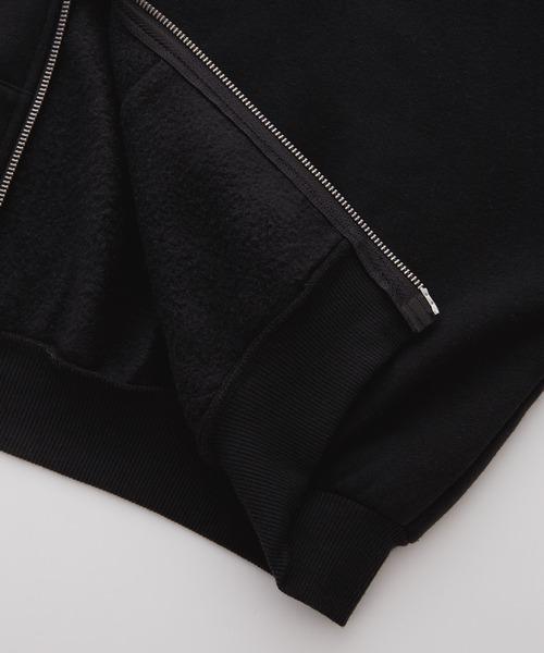 nui nullu（ヌイヌル）の「【nui nullu】ショートダブルジップパーカー＜セットアップ対応＞（パーカー・レディース・ライトグレー/グレー/ネイビー/アイボリー/ブラック/ブラウン・FREE）」の16枚目の写真