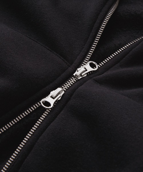 nui nullu（ヌイヌル）の「【nui nullu】ショートダブルジップパーカー＜セットアップ対応＞（パーカー・レディース・ライトグレー/グレー/ネイビー/アイボリー/ブラック/ブラウン・FREE）」の17枚目の写真