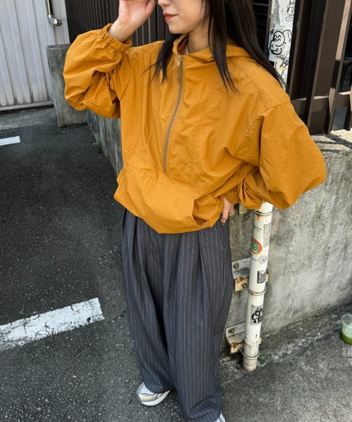 CIAOPANIC TYPY（チャオパニックティピー）の「【UNISEX】ナイロンアノラック/WEB限定アイテム（ナイロンジャケット・メンズ・レッド/マスタード/ネイビー・LARGE/MEDIUM）」の14枚目の写真