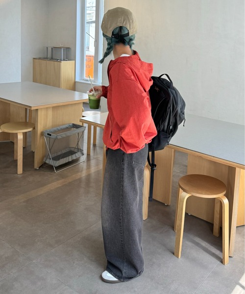 CIAOPANIC TYPY（チャオパニックティピー）の「【UNISEX】ナイロンアノラック/WEB限定アイテム（ナイロンジャケット・メンズ・レッド/マスタード/ネイビー・LARGE/MEDIUM）」の21枚目の写真