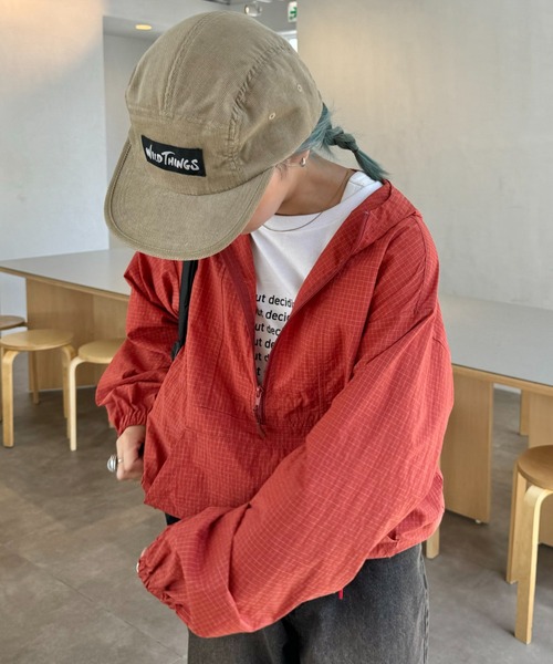 CIAOPANIC TYPY（チャオパニックティピー）の「【UNISEX】ナイロンアノラック/WEB限定アイテム（ナイロンジャケット・メンズ・レッド/マスタード/ネイビー・LARGE/MEDIUM）」の18枚目の写真