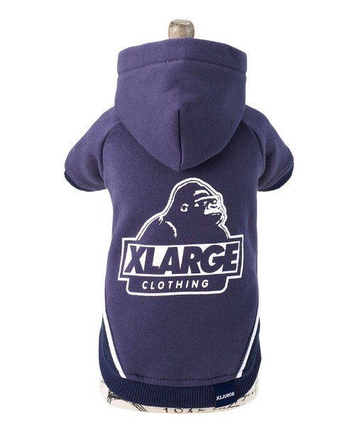 XLARGE(エクストララージ)の「XLARGE/OG切り替えフーディー(ペットウェア・メンズ・グリーン/ネイビー・XS/3L/2L/L/M/S)」の8枚目の写真