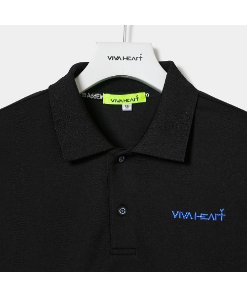 VIVA HEART(ビバハート)の「【VIVA HEART/GOLF】ベーシック半袖ポロシャツ(ポロシャツ・メンズ・ブラック/ホワイト/イエロー・50/52/48)」の16枚目の写真