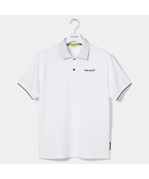 VIVA HEART(ビバハート)の「【VIVA HEART/GOLF】ベーシック半袖ポロシャツ(ポロシャツ・メンズ・ブラック/ホワイト/イエロー・50/52/48)」の11枚目の写真