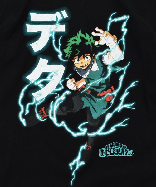 H.B.M GALLERY × 僕のヒーローアカデミア 長袖Tシャツ デク 僕のヒーローアカデミア【glamb】ロングTシャツ 死柄木 弔 | 僕