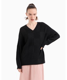 ARMANI EXCHANGE | 【A|X アルマーニ エクスチェンジ】＜オンライン限定＞チェックデザイン　リブニットプルオーバー(ニット/セーター)