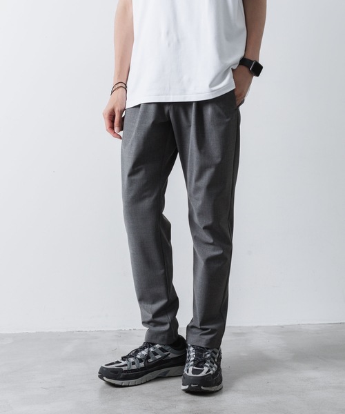 ATTACHMENT（アタッチメント）の「2/80 PE/WO ストレッチトロ レギュラーフィット イージートラウザーズ / 2/80 PE/WO STRETCH TRO REGULAR FIT EASY TROUSERS（スラックス・メンズ・ネイビー/ブラック/グレー・1/2/3）」の3枚目の写真