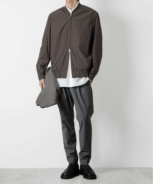 ATTACHMENT（アタッチメント）の「2/80 PE/WO ストレッチトロ レギュラーフィット イージートラウザーズ / 2/80 PE/WO STRETCH TRO REGULAR FIT EASY TROUSERS（スラックス・メンズ・ネイビー/ブラック/グレー・1/2/3）」の6枚目の写真