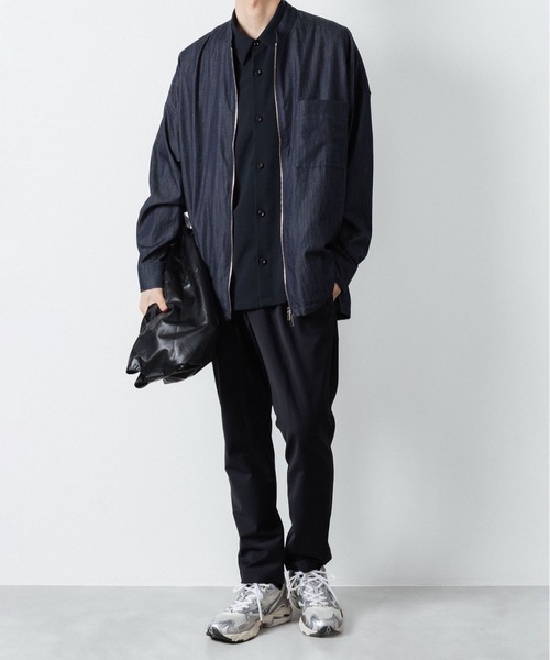 ATTACHMENT（アタッチメント）の「2/80 PE/WO ストレッチトロ レギュラーフィット イージートラウザーズ / 2/80 PE/WO STRETCH TRO REGULAR FIT EASY TROUSERS（スラックス・メンズ・ネイビー/ブラック/グレー・1/2/3）」の9枚目の写真