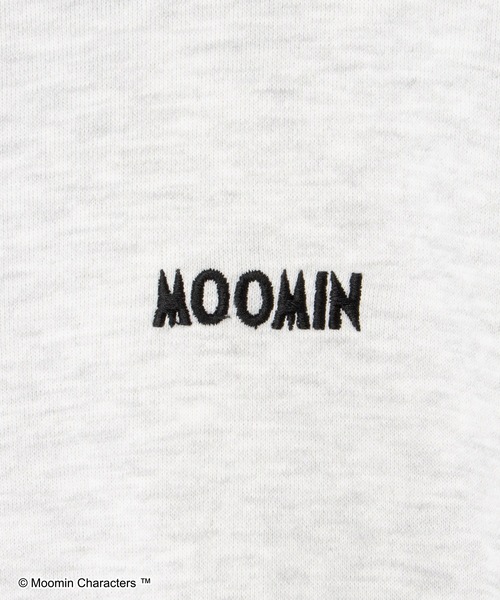 Honeys（ハニーズ）の「ムーミン／ゆるトレーナー（スウェット・レディース・ブルー/杢グレー/ブラック/ライトグリーン/オートミール・SS/S/M/L/LL）」の11枚目の写真