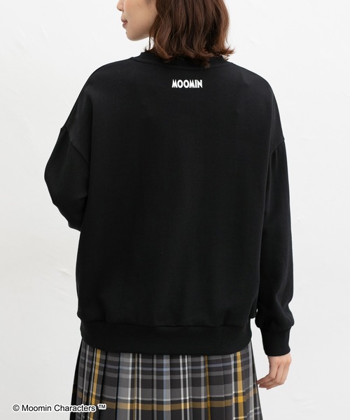 Honeys（ハニーズ）の「ムーミン／ゆるトレーナー（スウェット・レディース・ブルー/杢グレー/ブラック/ライトグリーン/オートミール・SS/S/M/L/LL）」の20枚目の写真