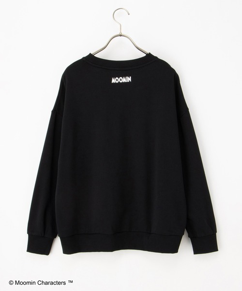 Honeys（ハニーズ）の「ムーミン／ゆるトレーナー（スウェット・レディース・ブルー/杢グレー/ブラック/ライトグリーン/オートミール・SS/S/M/L/LL）」の22枚目の写真