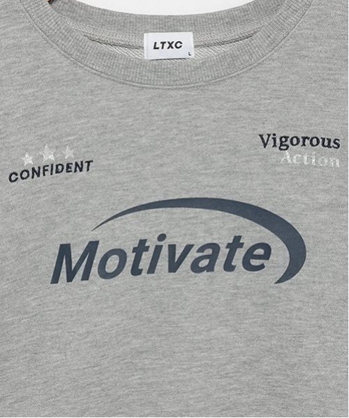 LOVETOXIC(ラブトキシック)の「【LTXC】ラインクロップドトレーナー(スウェット・キッズ・オフホワイト/カーキ/トップグレー/ブラック・L/M/S)」の17枚目の写真