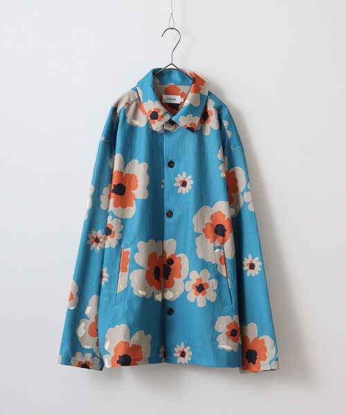 ATELANE（アテレーン）の「ATELANE 楊柳フラワーシャツジャケット