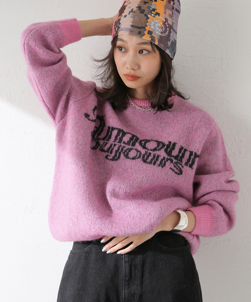 【関税込み】Carne Bollente ブラック Amour Toujours セーター Oriens JOURNAL STANDARD（オリエンス ジャーナルスタンダード