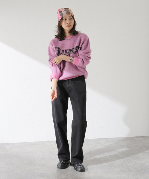 Oriens JOURNAL STANDARD（オリエンス ジャーナルスタンダード）の「【Carne Bollente/カルネボレンテ】 Mon Amour Toujours AW24KNW 0104（ニット/セーター・レディース・バーガンディー・SMALL）」の20枚目の写真