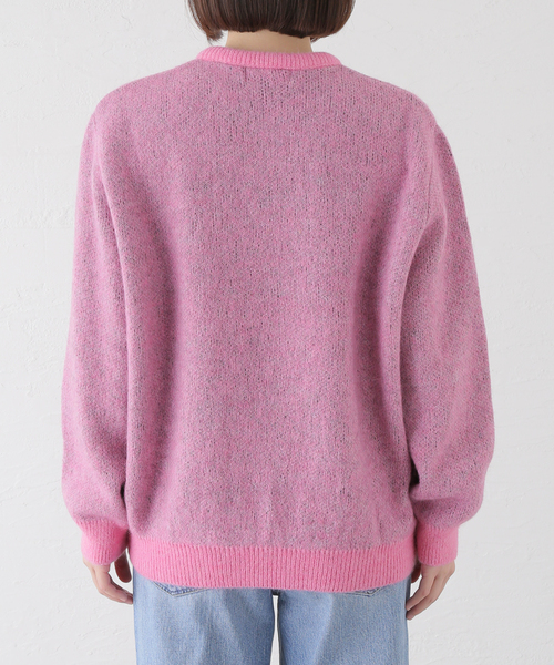 Oriens JOURNAL STANDARD（オリエンス ジャーナルスタンダード）の「【Carne Bollente/カルネボレンテ】 Mon Amour Toujours AW24KNW 0104（ニット/セーター・レディース・バーガンディー・SMALL）」の7枚目の写真