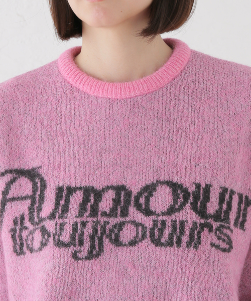 Oriens JOURNAL STANDARD（オリエンス ジャーナルスタンダード）の「【Carne Bollente/カルネボレンテ】 Mon Amour Toujours AW24KNW 0104（ニット/セーター・レディース・バーガンディー・SMALL）」の8枚目の写真