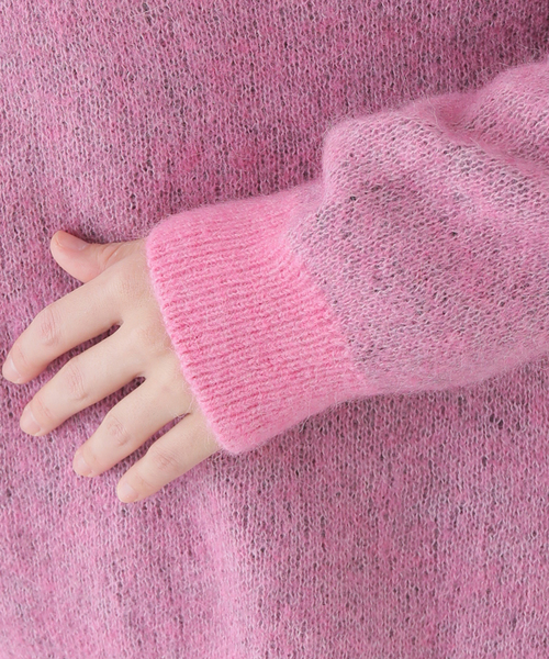 Oriens JOURNAL STANDARD（オリエンス ジャーナルスタンダード）の「【Carne Bollente/カルネボレンテ】 Mon Amour Toujours AW24KNW 0104（ニット/セーター・レディース・バーガンディー・SMALL）」の11枚目の写真