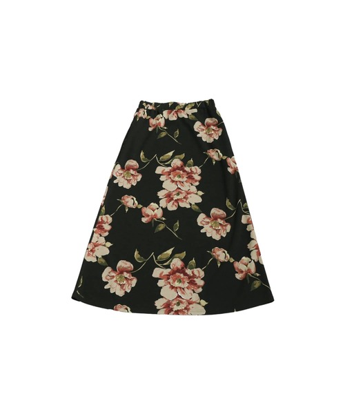 antiqua(アンティカ)の「花柄スカート(スカート・レディース・ブラック×レッド/ブラック×ベージュ・ONESIZE)」の11枚目の写真