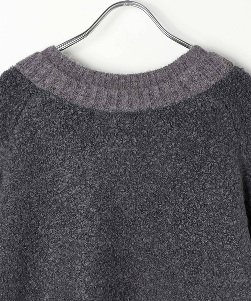 LEPSIM(レプシィム)の「5ゲージチュニックカーディガンワンピース 133410(カーディガン/ボレロ・レディース・チャコールグレー/アイボリー/ベージュ/イエロー・FREE)」の9枚目の写真