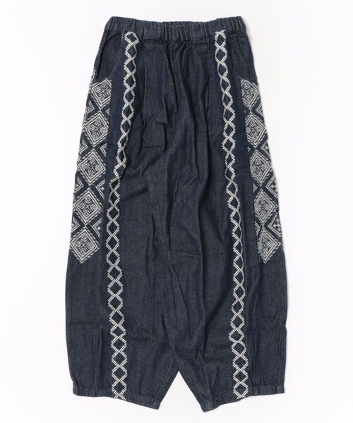 チャイハネ(チャイハネ)の「【チャイハネ】エフェデニムパンツ(デニムパンツ・レディース・ダークブルー/ライトブルー・FREE)」の4枚目の写真