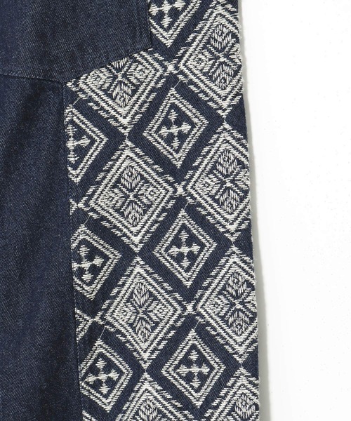 チャイハネ(チャイハネ)の「【チャイハネ】エフェデニムパンツ(デニムパンツ・レディース・ダークブルー/ライトブルー・FREE)」の5枚目の写真