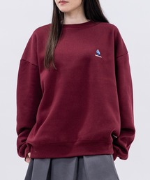 Red Cap Girl（レッドキャプガール）の「【a-r】JOHN'S CLOSET別注〔Red Cap Girl/レッドキャップガール〕ワンポイントガール刺繍ルーズサイズクルーネックスウェット（スウェット）」