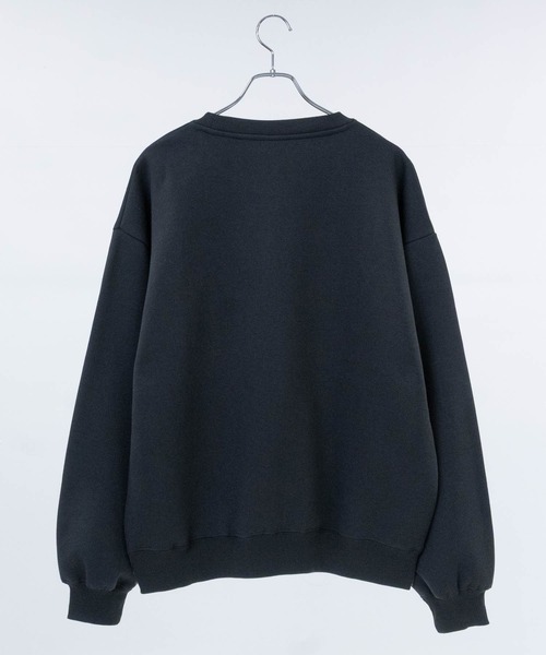 Red Cap Girl（レッドキャプガール）の「【a-r】JOHN'S CLOSET別注〔Red Cap Girl/レッドキャップガール〕ワンポイントガール刺繍ルーズサイズクルーネックスウェット（スウェット・メンズ・ダークグリーン/アッシュグレー/ブラック/チャコールグレー/ネイビー/オレンジ/ホワイト/アイボリー/ワイン/ブラウン・LARGE/MEDIUM/X-LARGE）」の13枚目の写真