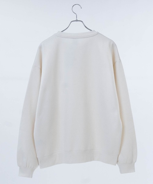 Red Cap Girl（レッドキャプガール）の「【a-r】JOHN'S CLOSET別注〔Red Cap Girl/レッドキャップガール〕ワンポイントガール刺繍ルーズサイズクルーネックスウェット（スウェット・メンズ・ダークグリーン/アッシュグレー/ブラック/チャコールグレー/ネイビー/オレンジ/ホワイト/アイボリー/ワイン/ブラウン・LARGE/MEDIUM/X-LARGE）」の11枚目の写真