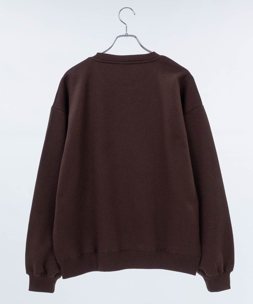 Red Cap Girl（レッドキャプガール）の「【a-r】JOHN'S CLOSET別注〔Red Cap Girl/レッドキャップガール〕ワンポイントガール刺繍ルーズサイズクルーネックスウェット（スウェット・メンズ・ダークグリーン/アッシュグレー/ブラック/チャコールグレー/ネイビー/オレンジ/ホワイト/アイボリー/ワイン/ブラウン・LARGE/MEDIUM/X-LARGE）」の14枚目の写真