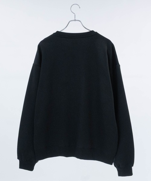 Red Cap Girl（レッドキャプガール）の「【a-r】JOHN'S CLOSET別注〔Red Cap Girl/レッドキャップガール〕ワンポイントガール刺繍ルーズサイズクルーネックスウェット（スウェット・メンズ・ダークグリーン/アッシュグレー/ブラック/チャコールグレー/ネイビー/オレンジ/ホワイト/アイボリー/ワイン/ブラウン・LARGE/MEDIUM/X-LARGE）」の12枚目の写真