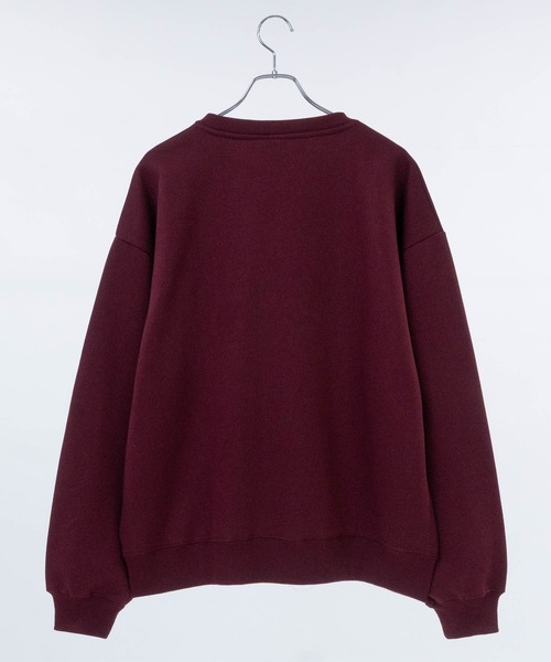 Red Cap Girl（レッドキャプガール）の「【a-r】JOHN'S CLOSET別注〔Red Cap Girl/レッドキャップガール〕ワンポイントガール刺繍ルーズサイズクルーネックスウェット（スウェット・メンズ・ダークグリーン/アッシュグレー/ブラック/チャコールグレー/ネイビー/オレンジ/ホワイト/アイボリー/ワイン/ブラウン・LARGE/MEDIUM/X-LARGE）」の16枚目の写真