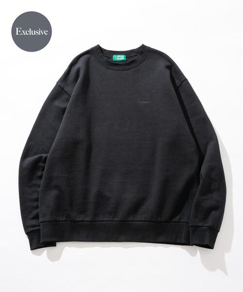 URBAN RESEARCH Sonny Label（アーバンリサーチサニーレーベル）の「『別注』SOLIFOR×Sonny Label　裏起毛スウェットプルオーバー（スウェット・メンズ・ブラック/グレー/グリーン/ブルー/イエロー/オレンジ・MEDIUM/LARGE）」の2枚目の写真