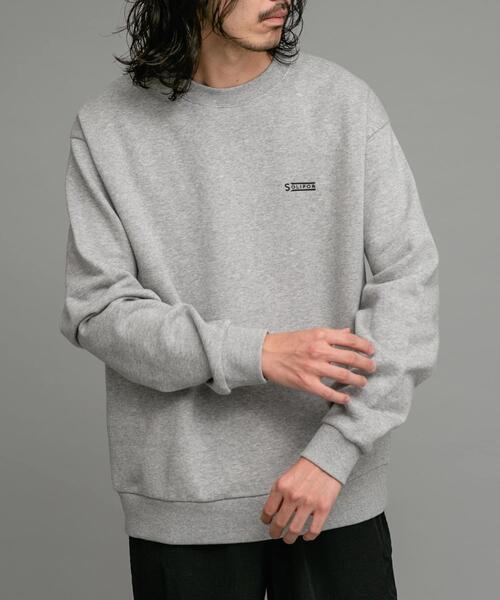 URBAN RESEARCH Sonny Label（アーバンリサーチサニーレーベル）の「『別注』SOLIFOR×Sonny Label　裏起毛スウェットプルオーバー（スウェット・メンズ・ブラック/グレー/グリーン/ブルー/イエロー/オレンジ・MEDIUM/LARGE）」の8枚目の写真