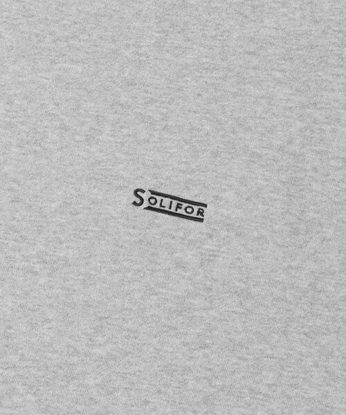 URBAN RESEARCH Sonny Label（アーバンリサーチサニーレーベル）の「『別注』SOLIFOR×Sonny Label　裏起毛スウェットプルオーバー（スウェット・メンズ・ブラック/グレー/グリーン/ブルー/イエロー/オレンジ・MEDIUM/LARGE）」の21枚目の写真