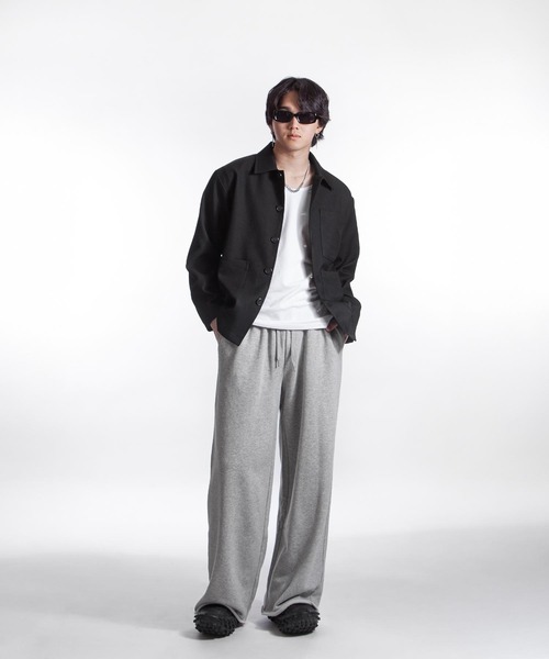 ZIP FIVE -White Line-（ジップファイブホワイトライン）の「【White Line】 スクープネック 5分カットソー（Tシャツ/カットソー・メンズ・ブラック/オフホワイト/ブラウン/モカ/チャコール・MEDIUM/LARGE）」の12枚目の写真