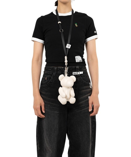 Maison MIHARA YASUHIRO（メゾンミハラヤスヒロ）の「"DOLLS" Bear Mini Bag（ショルダーバッグ・メンズ・ブラック・FREE）」の5枚目の写真